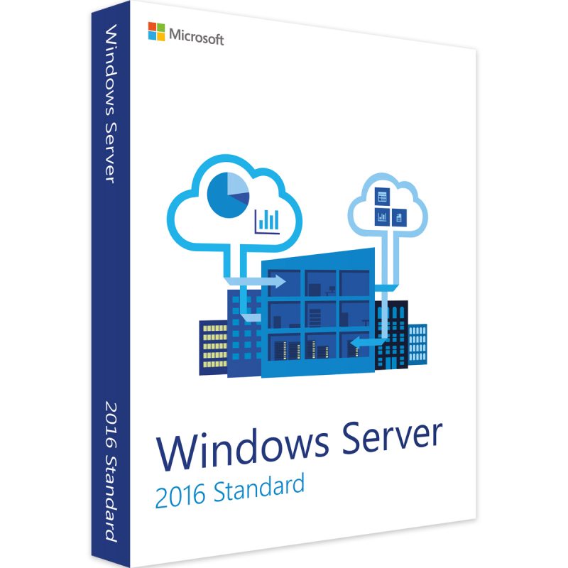 Windows Server 2016 Standard 50 Devices and User CALs Key
